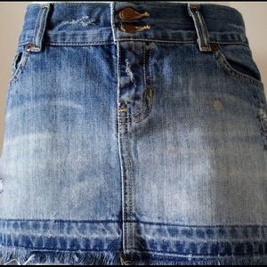 Denim Abercrombie and Fitch miniskirt
